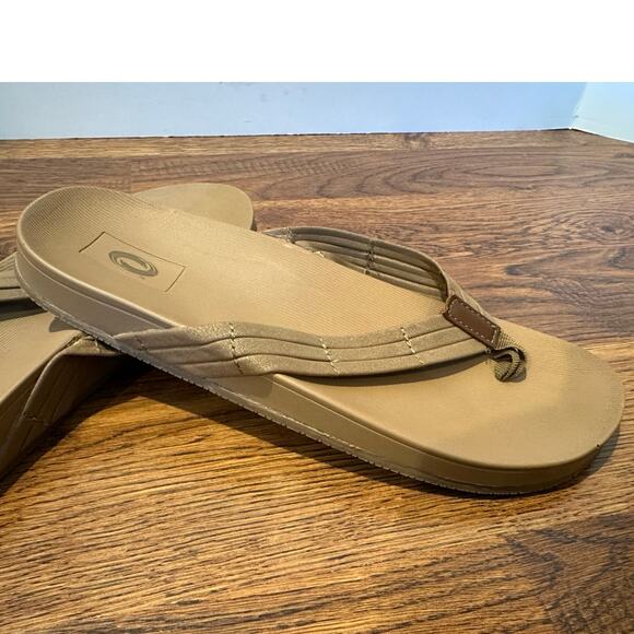 O'Rageous Cushion Flip Flops – Beige | Women’s Size 9 Summer Staple Shoe - Picture 2 of 9